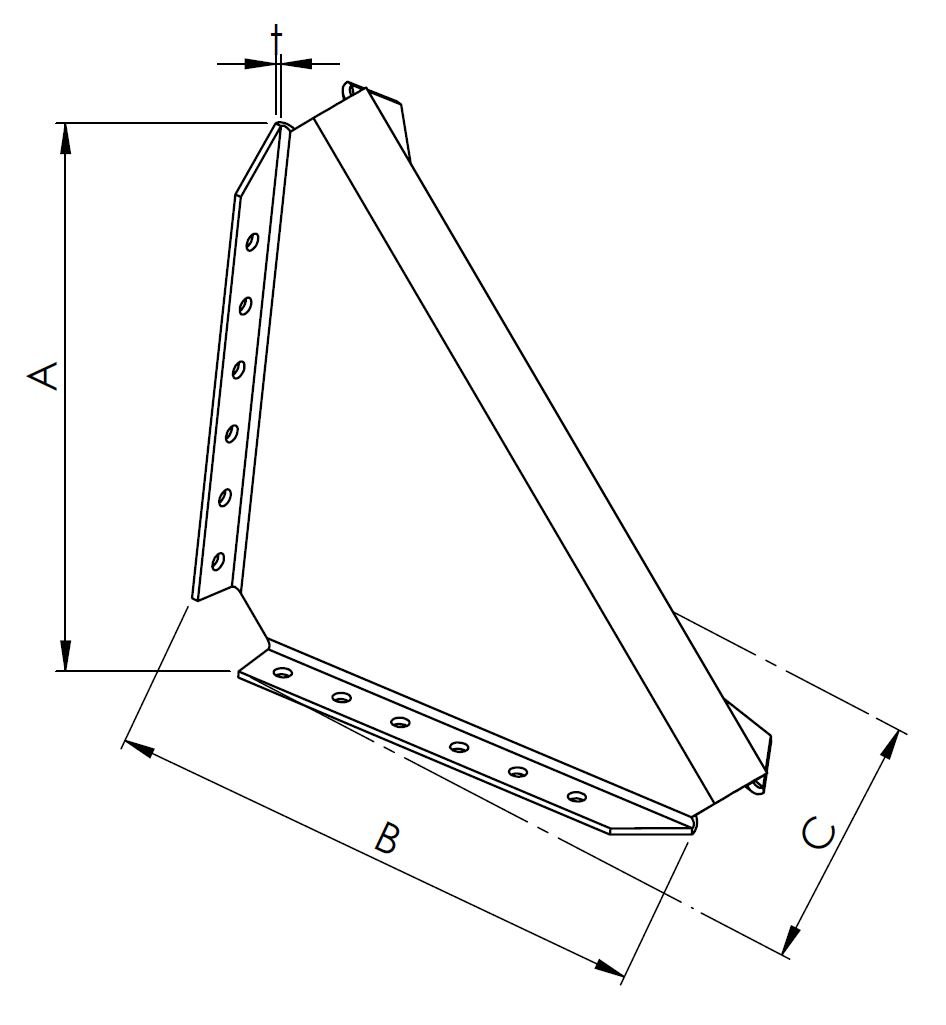 technical drawing cleats