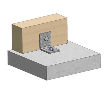 Application example concrete angle