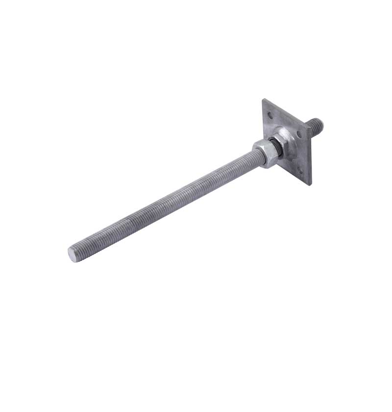 Product image post holder universal M20 height adjustable in concrete